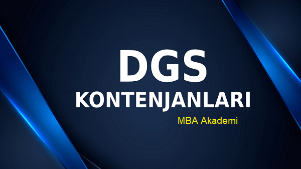 DGS Kontenjanları 2026