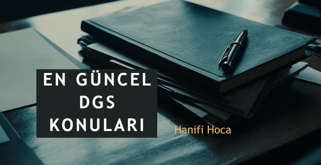 DGS Konuları ve Soru Dağılımı PDF 2025