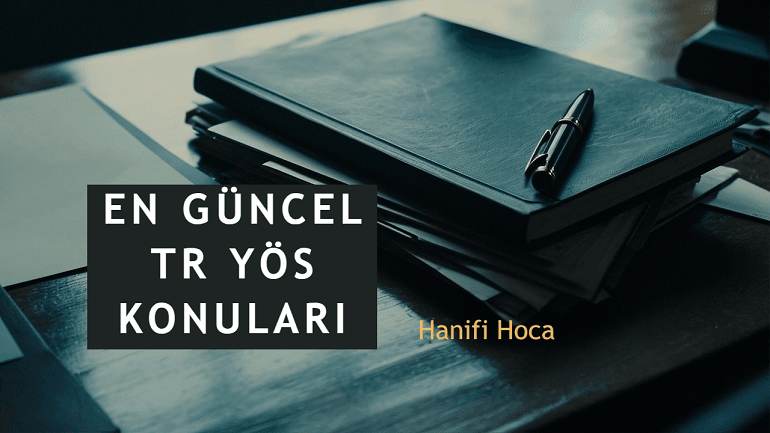 TR YÖS konuları