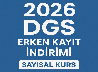 2026 DGS Sayısal Paket