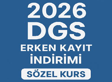 2026 DGS Sözel Paket
