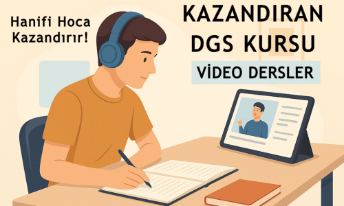 2026 DGS Video Eğitim Seti (Matematik, Türkçe, Geometri)