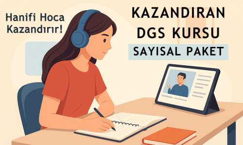 2026 DGS Online Kurs Sayısal Paket Yıllık – 15 Kitap