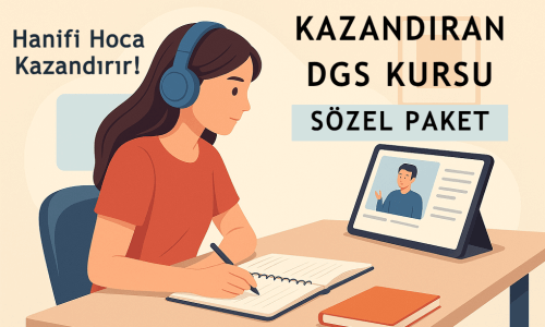 2026 DGS Online Kurs Sözel Paket Yıllık – Toplam 15 Kitap