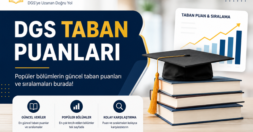 2025-2026 DGS Taban Puanları ve Sıralamaları