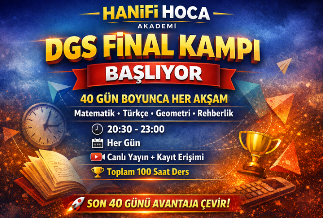 DGS FİNAL KAMPI