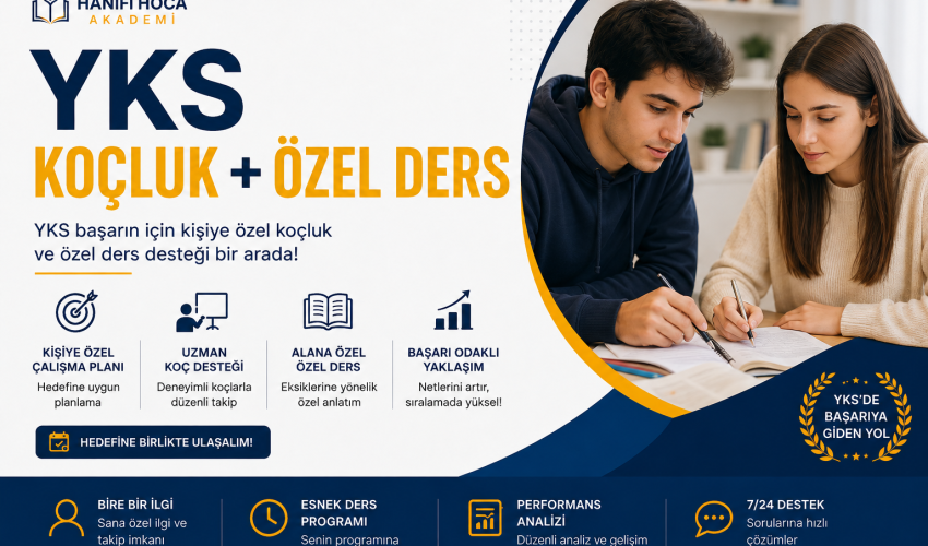 yks-kocluk YKS Koçluk 2027 | Bireysel Sayısal, Sözel, EA Koçluk Programı