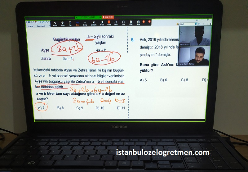 DGS matematik online özel ders - Hanifi Hoca Akademi