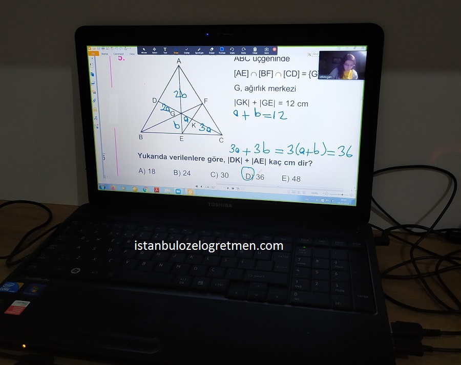 Online birebir matematik dersi - Bahçelievler özel ders